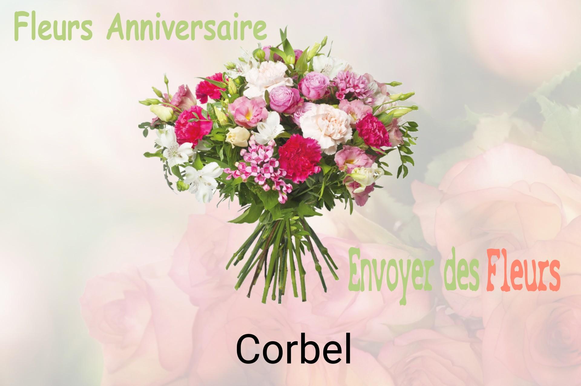 Bouquet de fleurs d’anniversaire livré à Corbel